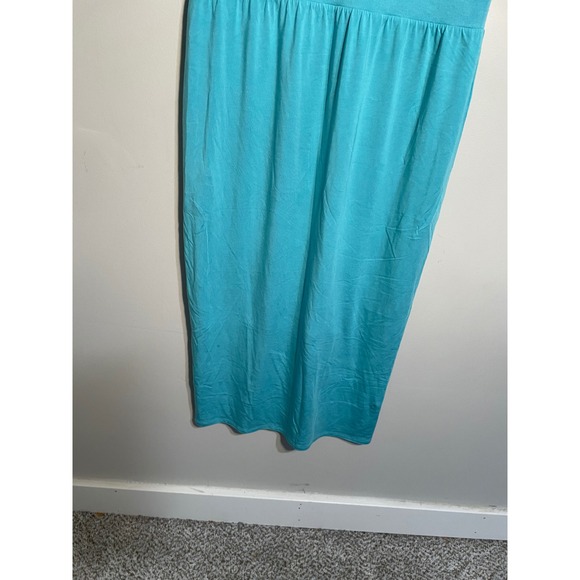 Athleta Santorini Cinch Midi Dress in  Blue Size Medium Athleisure Casual Errand - Picture 4 of 12